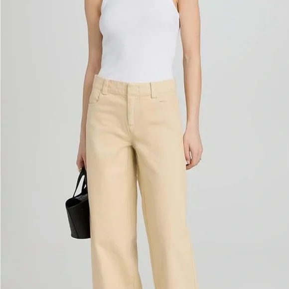 Vince Women's Washed Twill Wide Leg Pants NWT Size 10 - Picture 5 of 9
